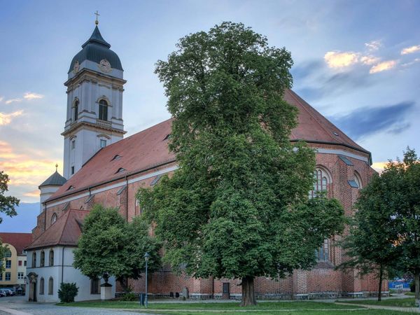 Abendstimmung in Fürstenwalde mit Blick auf den Dom
