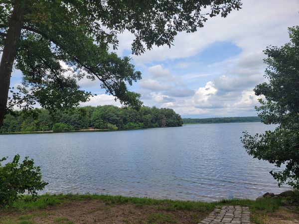 Straussee in Strausberg Blick auf den Straussee